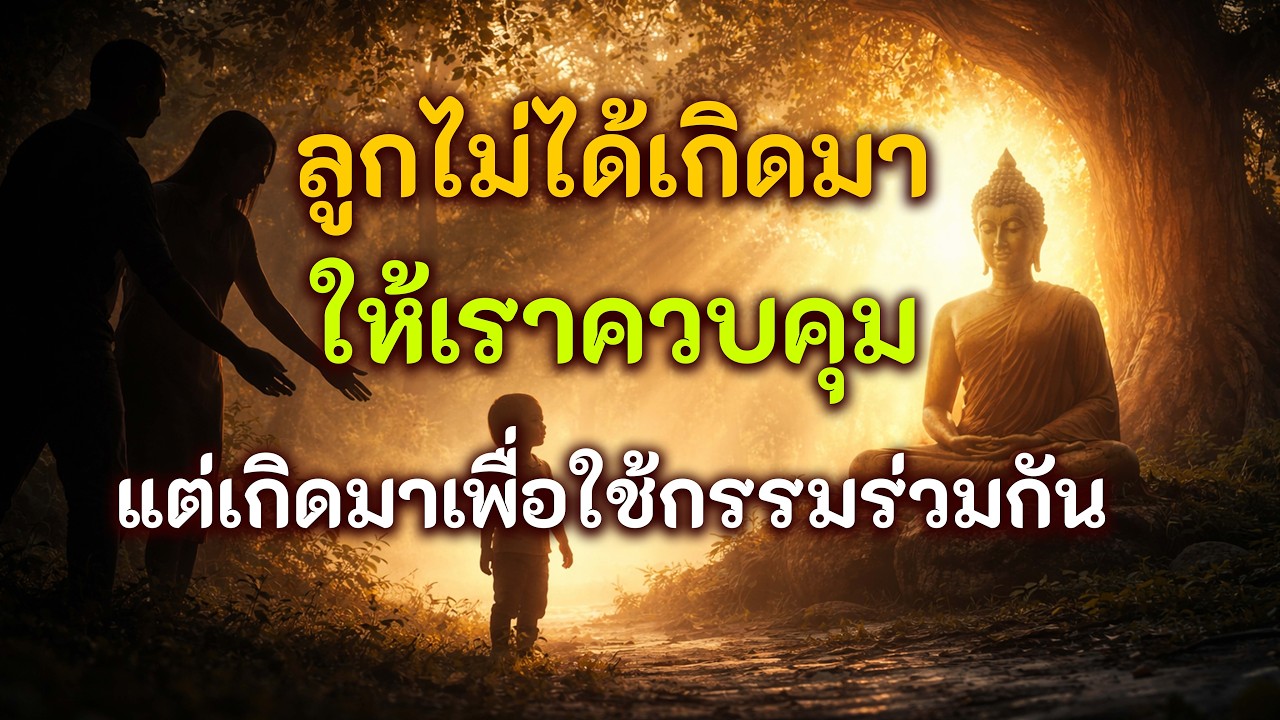 ลูกไม่ได้มาเพื่อให้เราควบคุม แต่มาเพื่อให้เราเรียนรู้กรรมร่วมกัน