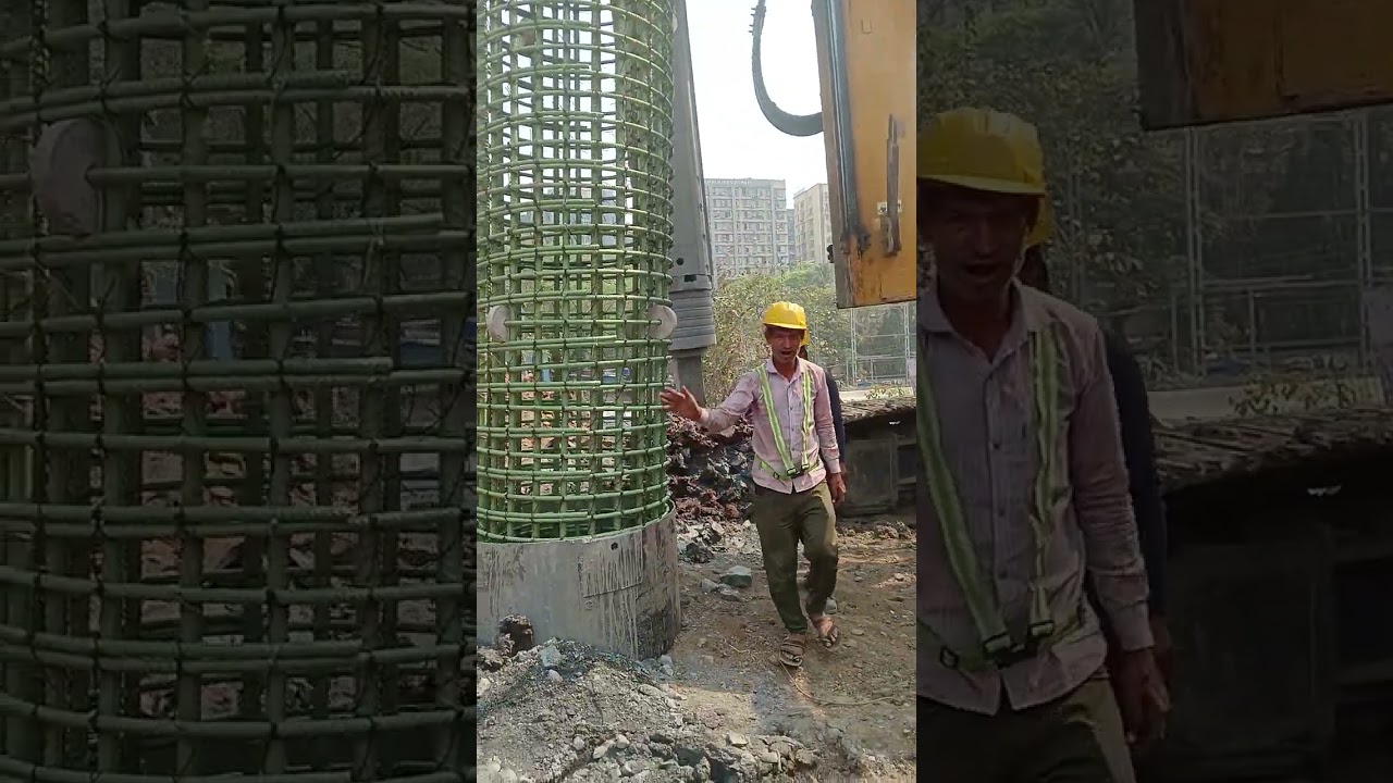Reber cage under pile process 👍 #viralvideo #trendingvideo #ytvideo #foryou #nonsubscribers @Dadu3M 