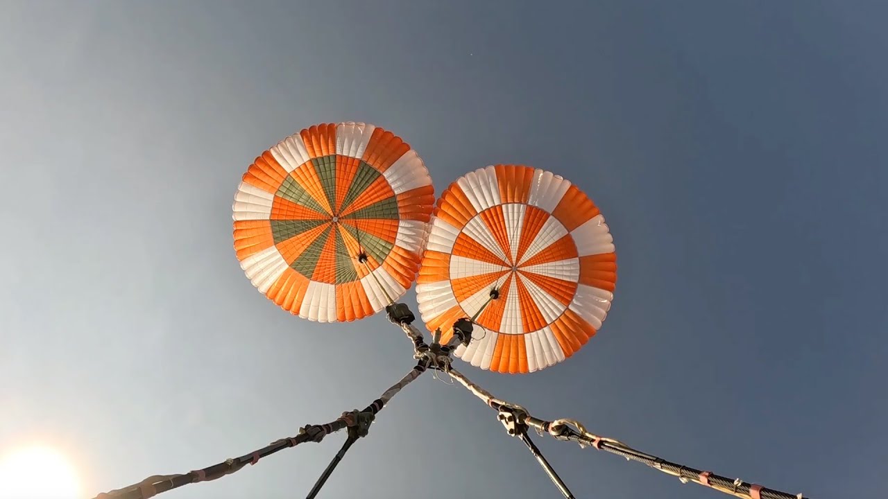 India tests main parachutes for Gaganyaan Crew Module