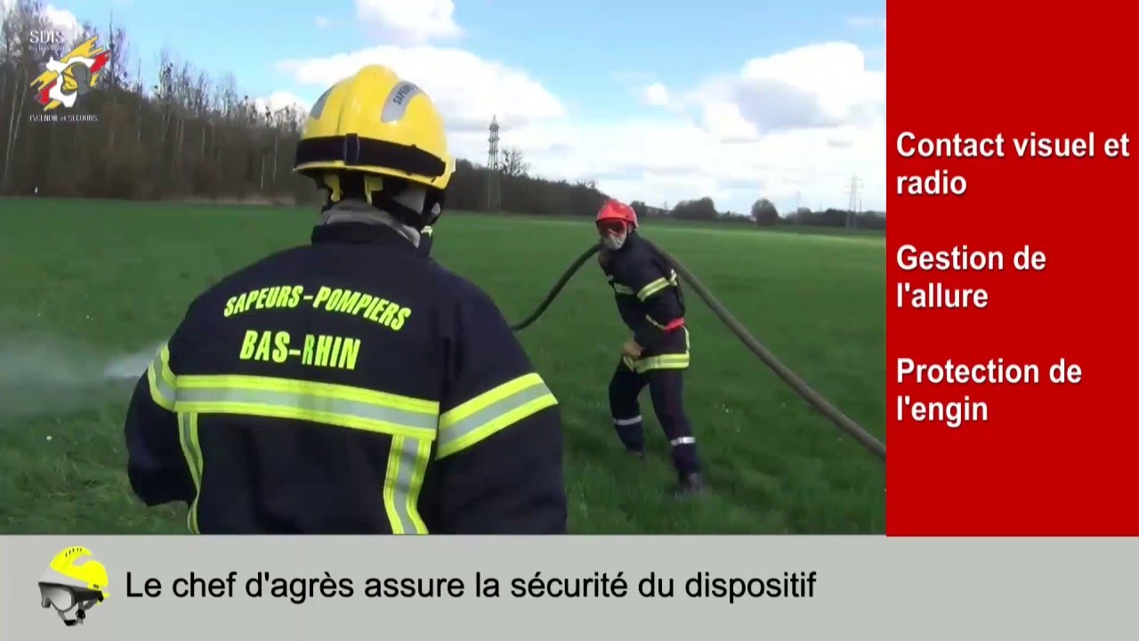 FDF 1 Manoeuvre feu de recoltes