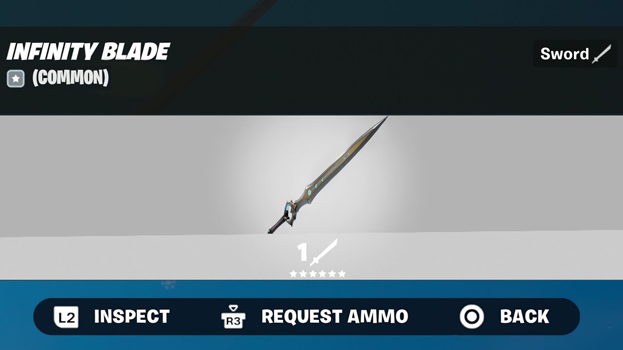 The INFINITY BLADE Lost All It's Aura... (Fortnite OG)