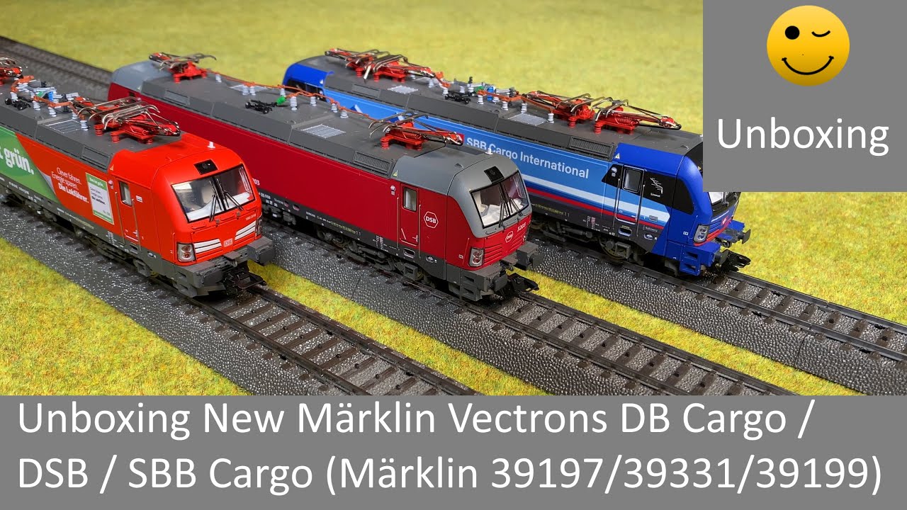 Unboxing New Märklin Vectrons DB Cargo 