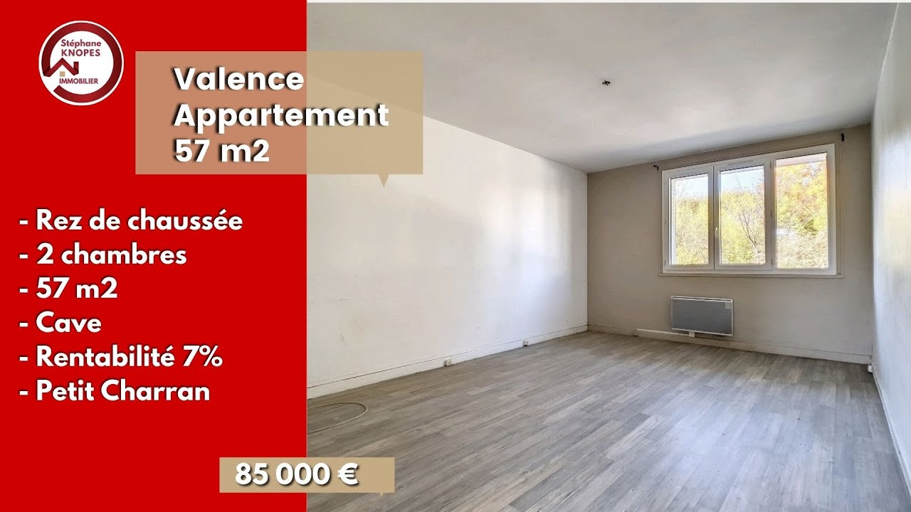 Appartement T3 de 57 m2 à Valence (petit charran)
