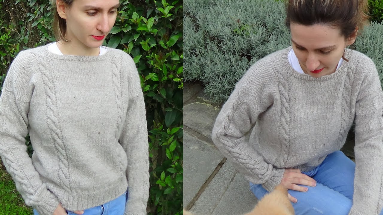 Simple Knit Sweater- Easy bottom up, part A