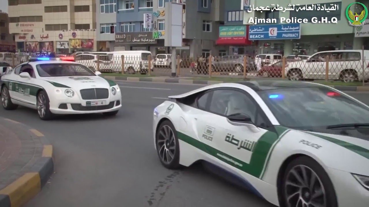 مسيرة سيارات الشرطة - ضمن فعاليات اسبوع المرور الخليجي 2016