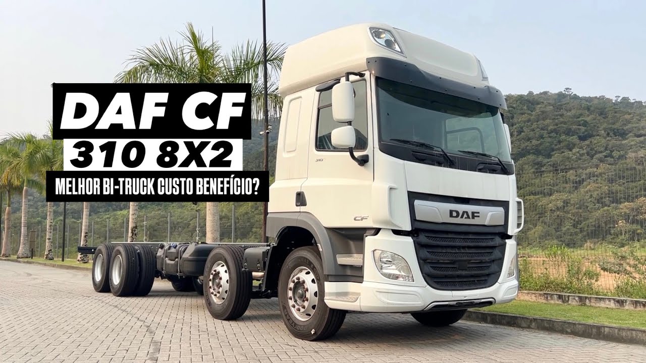 Avaliação | Novo DAF CF 310 8x2 Bi-Truck 2024 | Curiosidade Automotiva