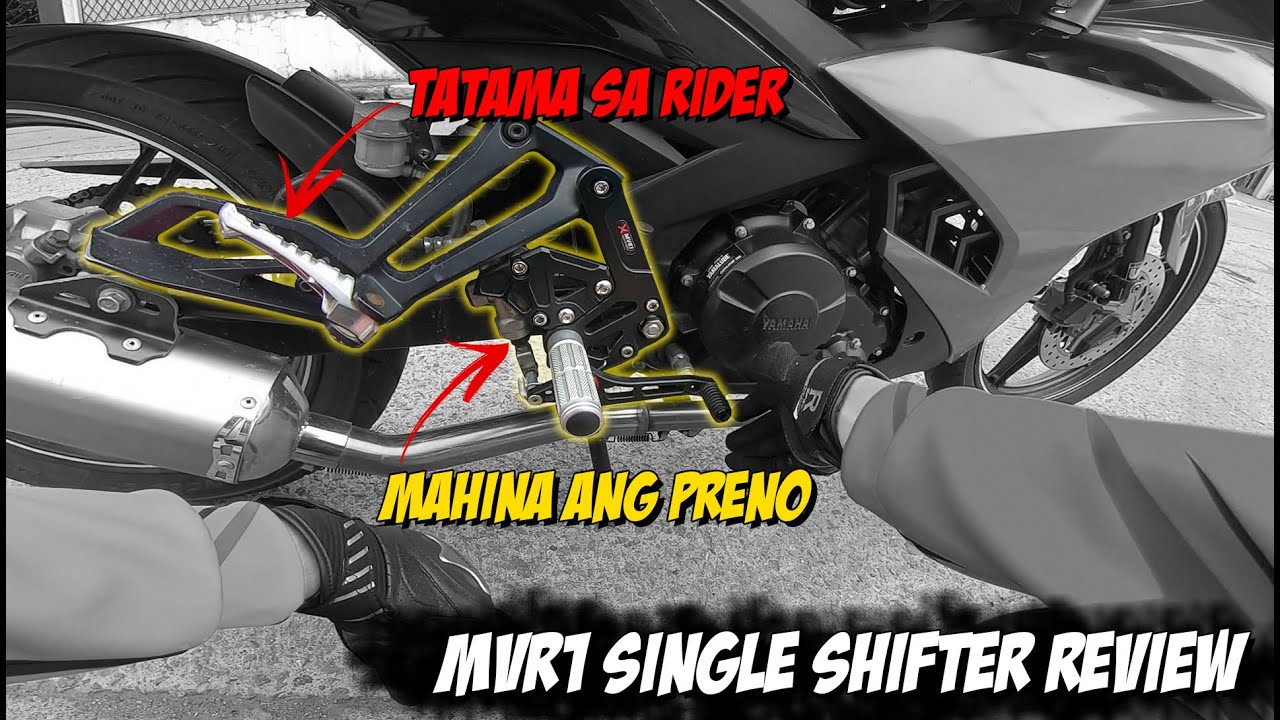 MVR1 Single Shifter Review on Yamaha Sniper 150