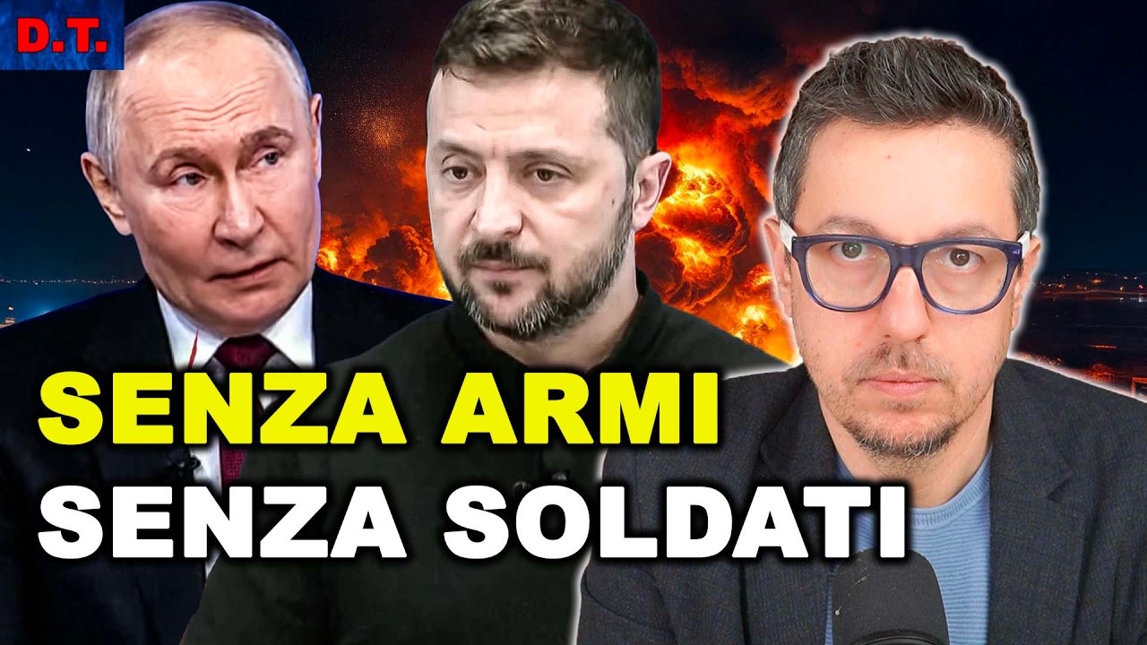 ZELENSKY DISPERATO PRETENDE QUELLO CHE L’EUROPA NON HA PIÙ