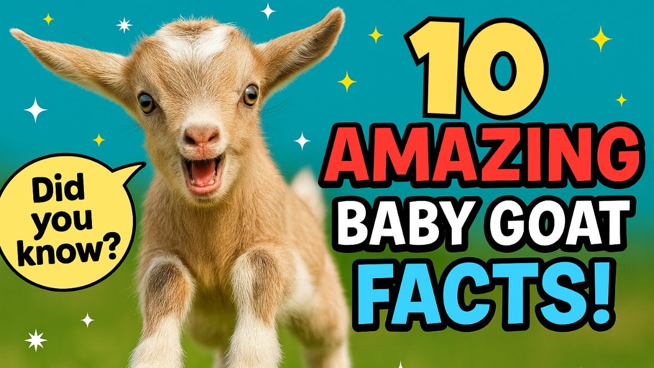 10 amazing baby goat facts!