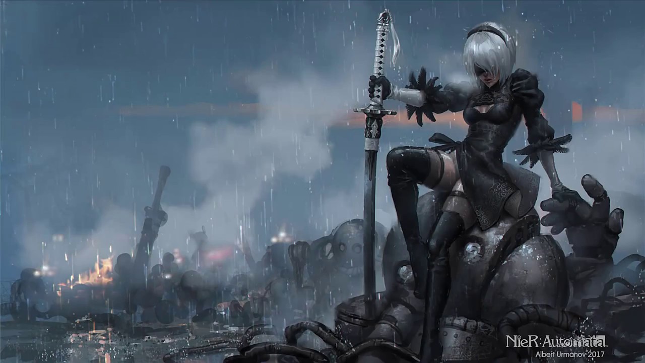 Nier: Automata 2B - fan art.