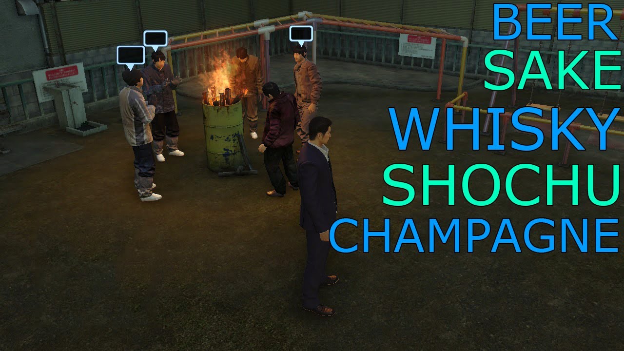 YAKUZA 0: Where to buy Beer, Sake, Whisky, Shochu & Champagne for Homeless Men (READ PINNED COMMENT)