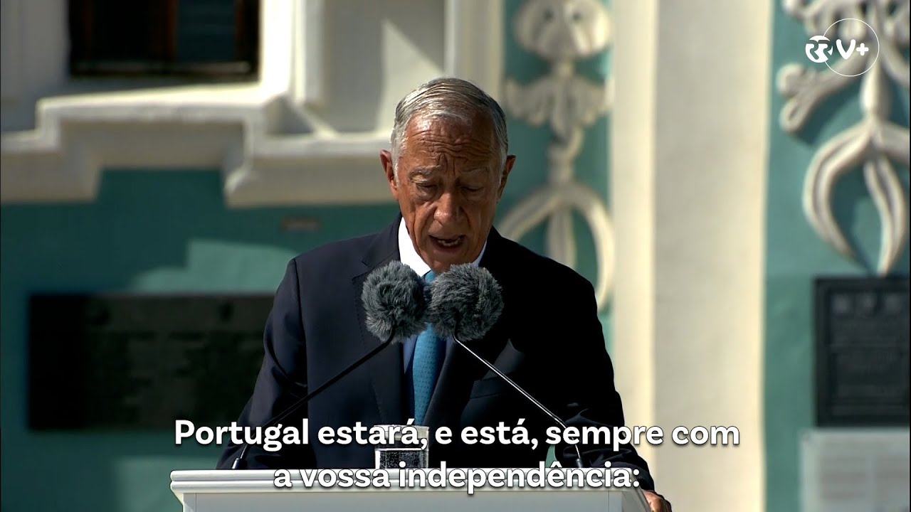 “Portugal está sempre com a vossa independência”. Marcelo discursa em ucraniano
