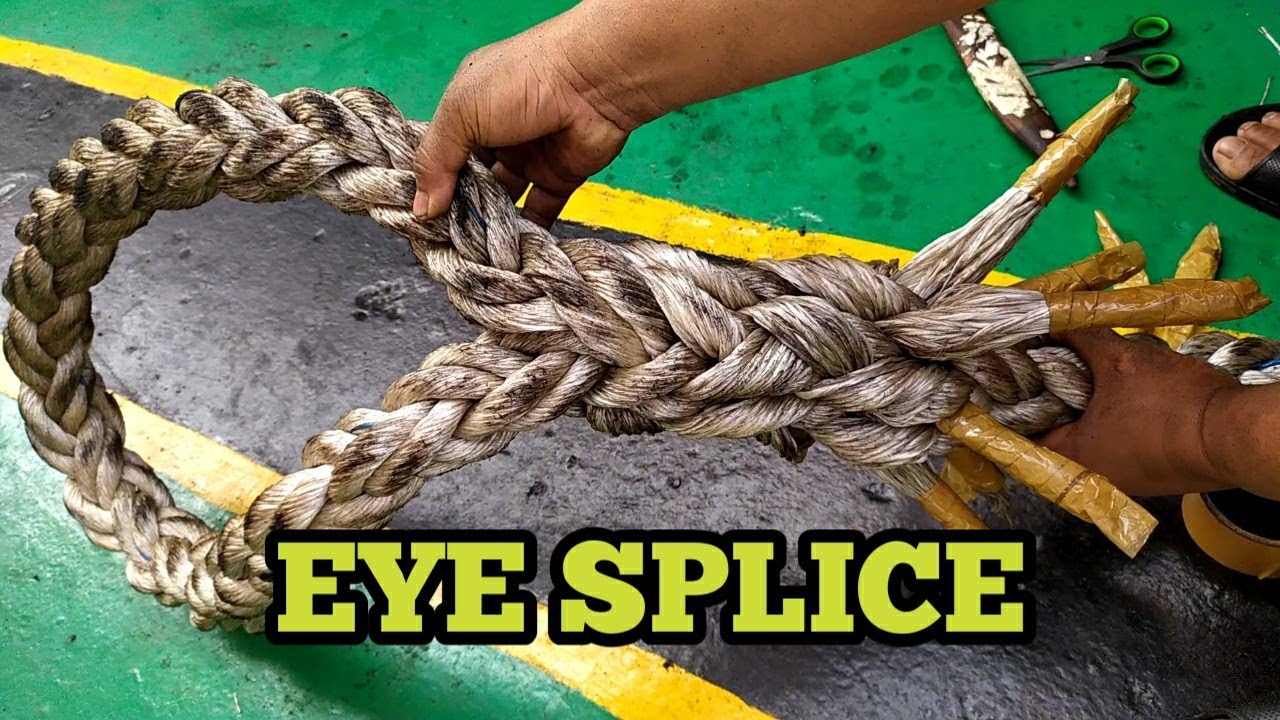 Cara Mudah Buat Mata Tali 4 Cabang | Eye Splice