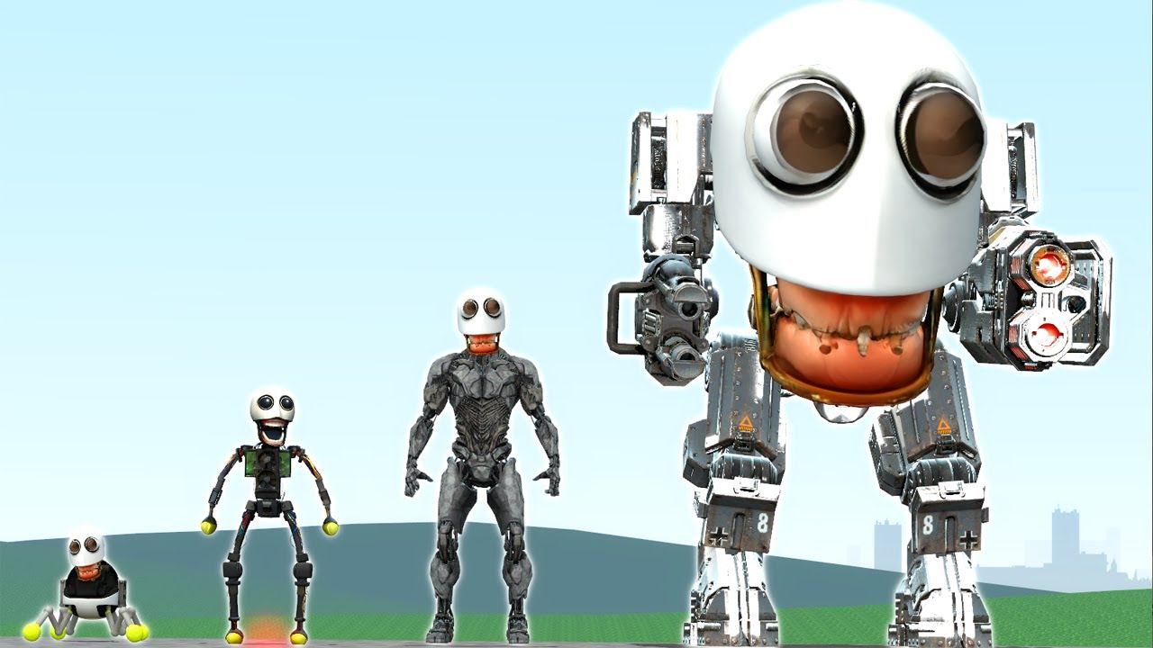 E.L.B.E.R.R. Self Aware Robot Evolution Showcase | Garry’s Mod