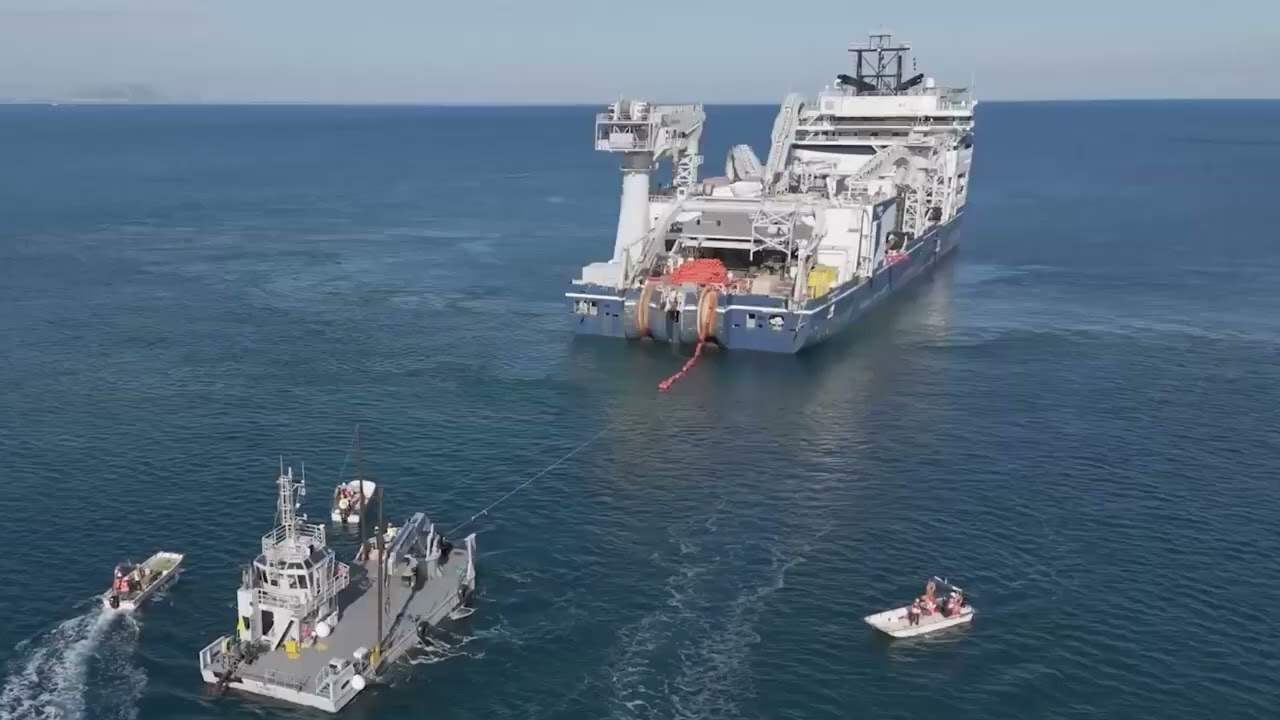 Tyrrhenian Link: Undersea cable between Sardinia and Sicily completed, a world record.