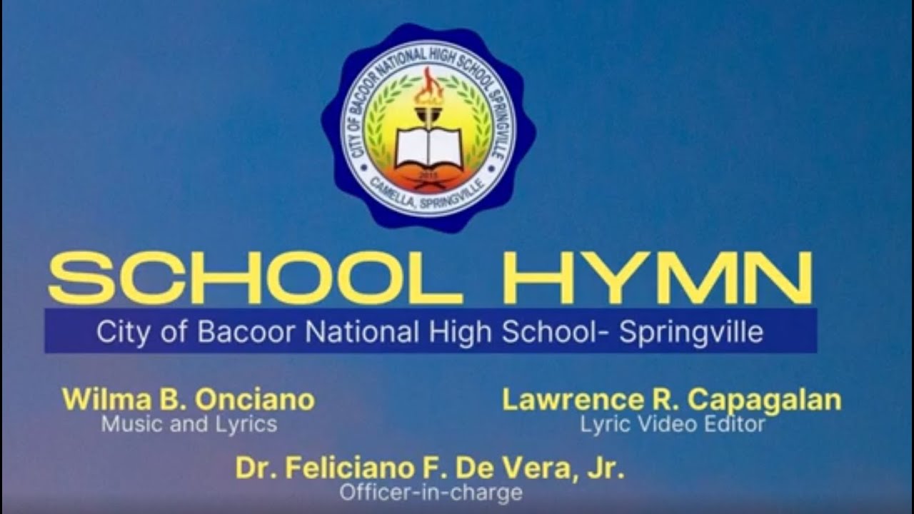 CBNHS SPRINGVILLE HYMN