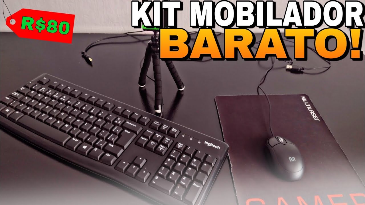 COMPREI UM KIT MOBILADOR BARATO E ME SURPREENDI!!! (teclado e mouse no celular)