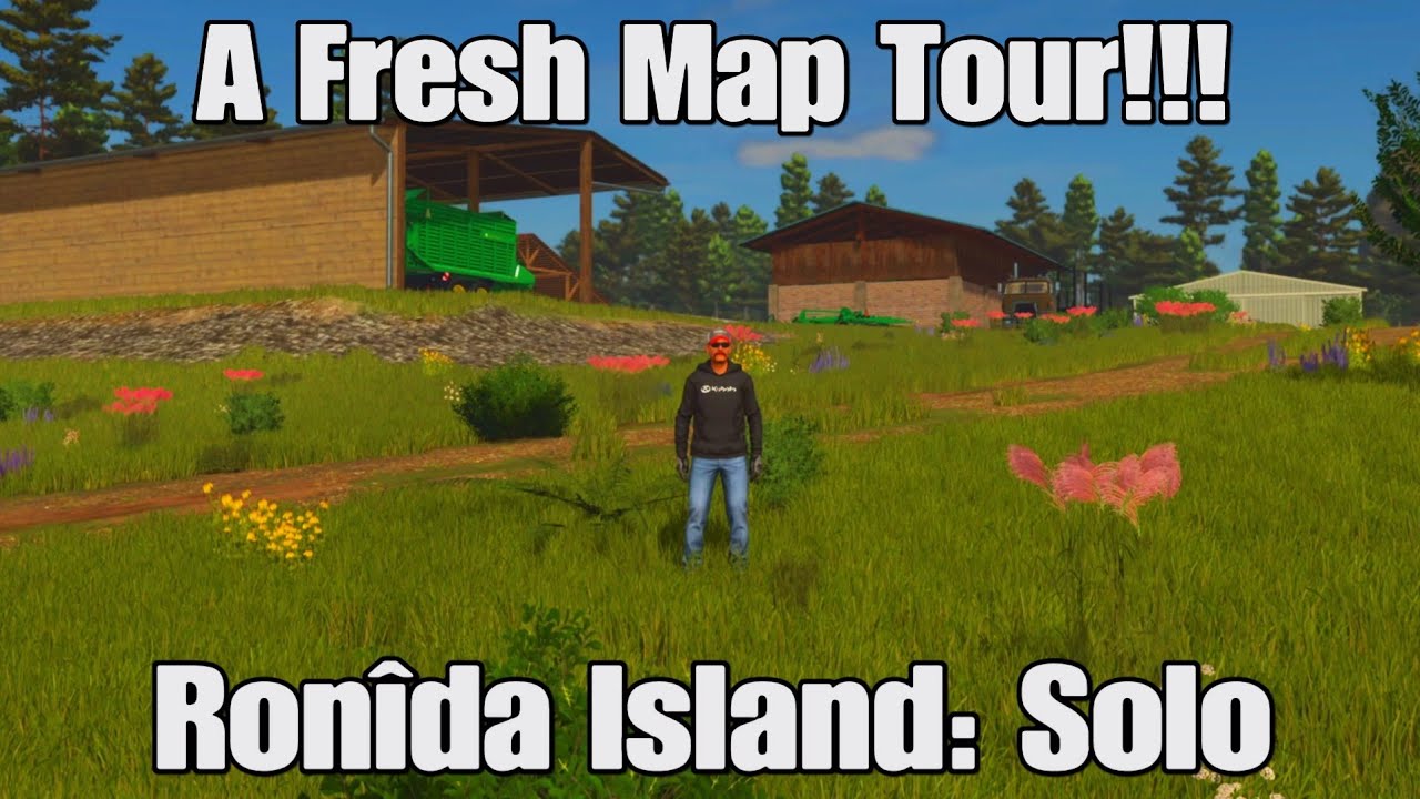Ronîda Island: A Fresh Map Tour!!! Much Better Setup This Time!!! FS25 PS5.
