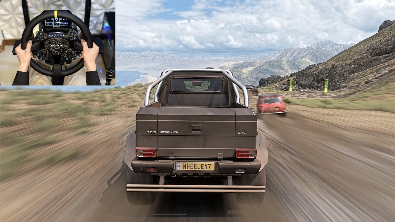 679HP Mercedes -Benz G63 AMG 6X6 |Racing Rally Forza horizon 5  |Steering Wheel Gameplay