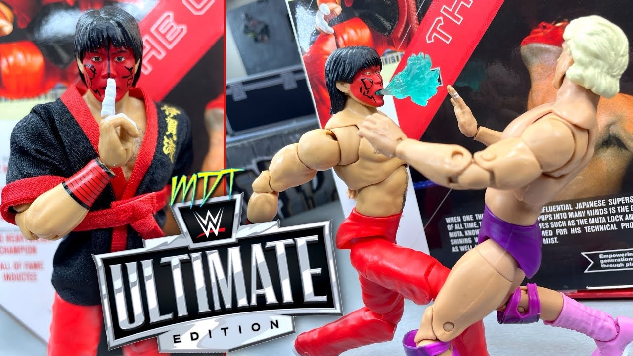 WWE ULTIMATE EDITION GREAT MUTA FIGURE REVIEW!