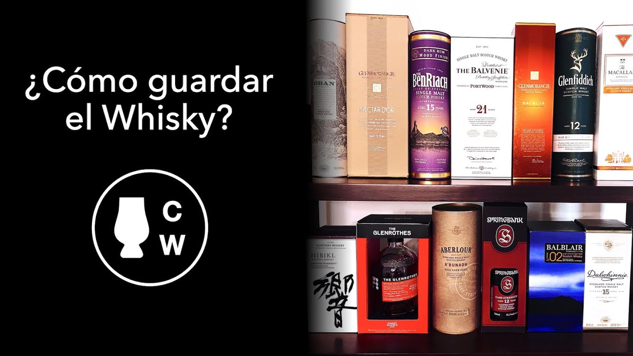 ¿Cómo guardar el whisky?
