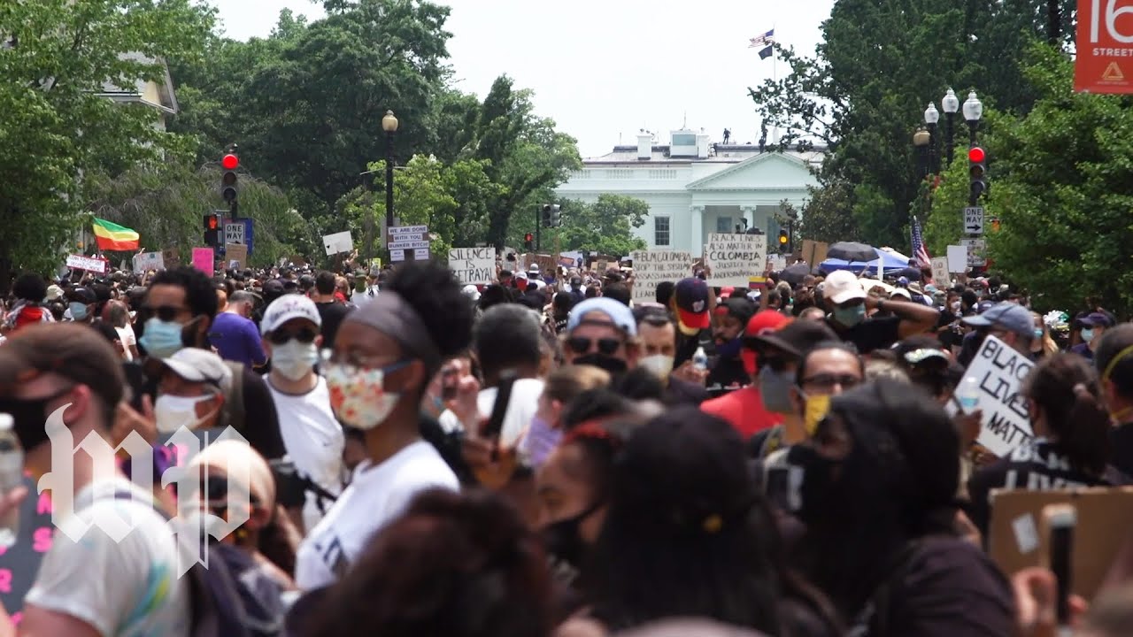 D.C. sees its largest protests yet over the death of George Floyd