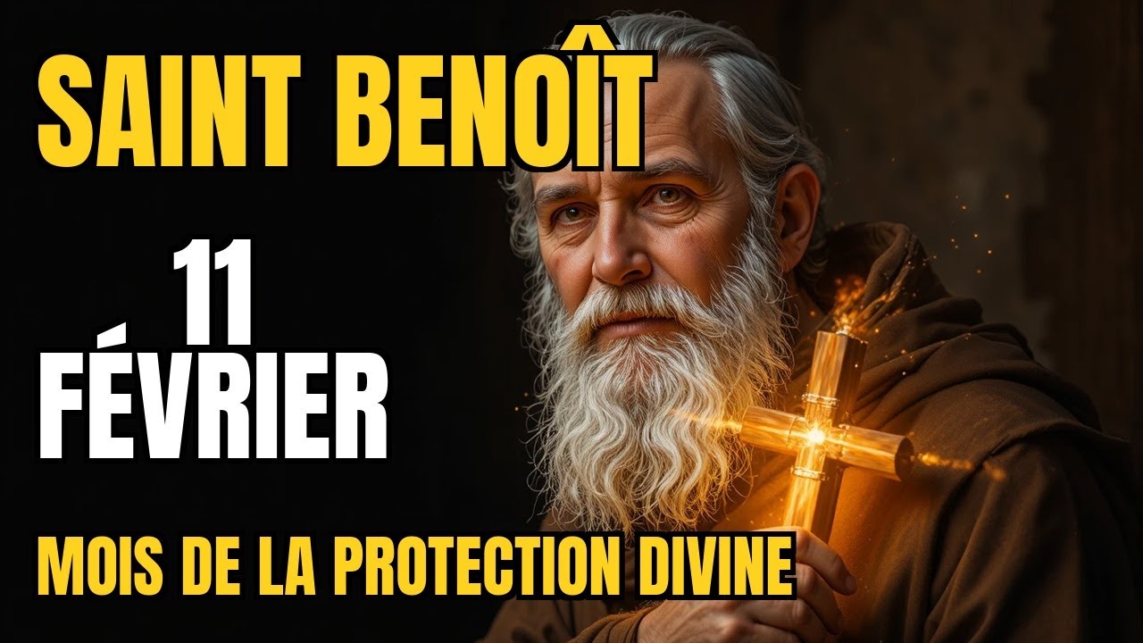 🙏 Vous avez été choisie pour recevoir la protection de saint Benoît aujourd'hui ! ✝️
