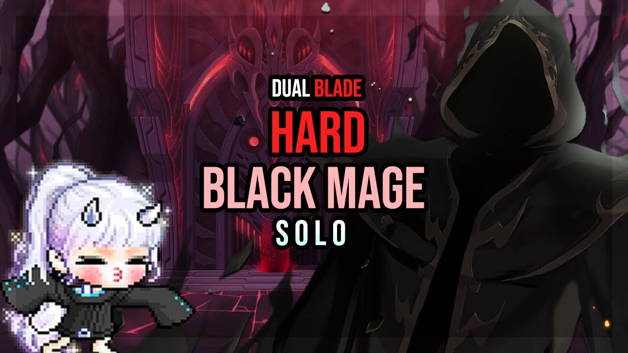 [GMS Kronos] Dual Blade - Hard Black Mage Solo (5:33)