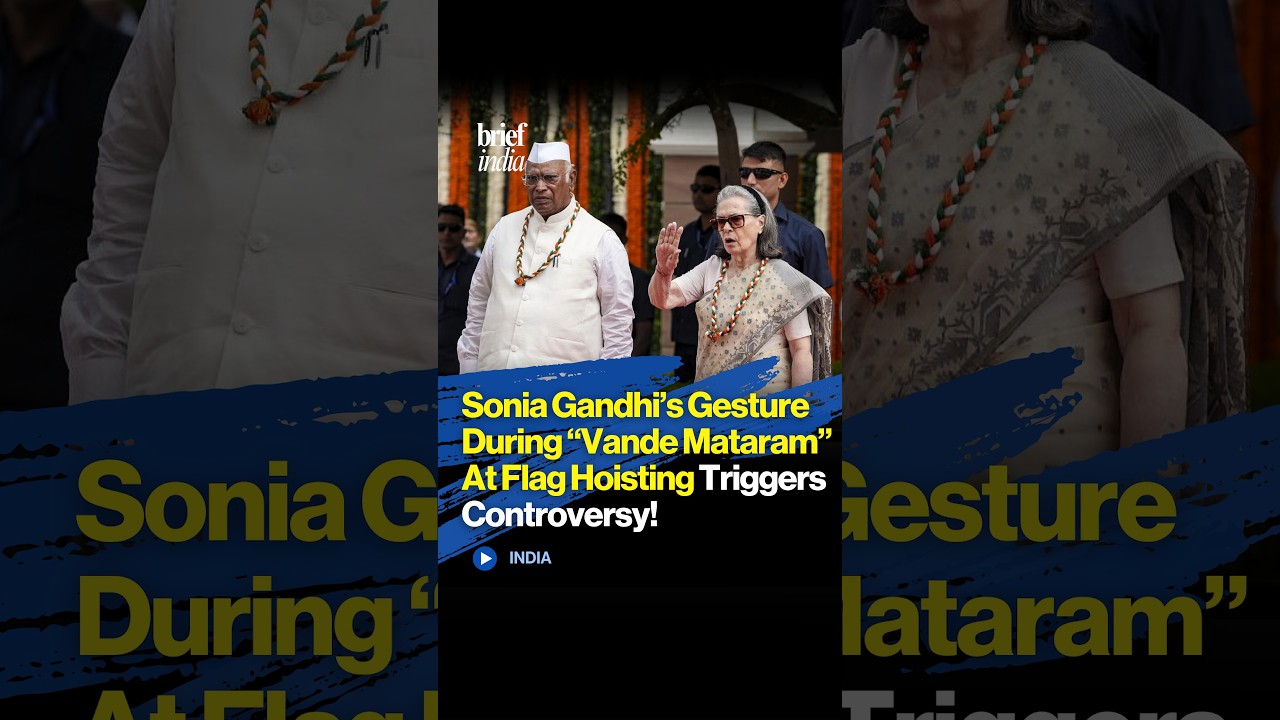 Sonia Gandhi Gesture During Vande Mataram Sparks Political Row.