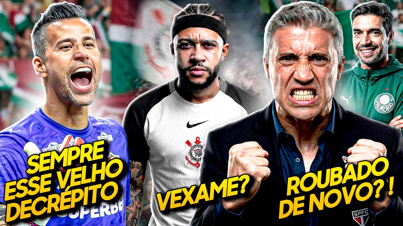 São Paulo ROUBADO (De novo!) contra o Palmeiras | Fábio HERÓI do Fluminense | Corinthians SE LASCOU