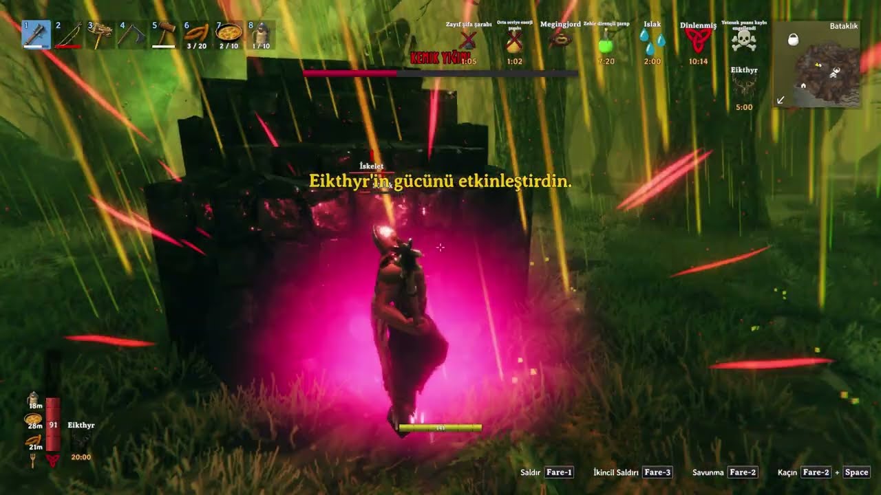 Kemik Yığını ile Solo Mücadele Valheim