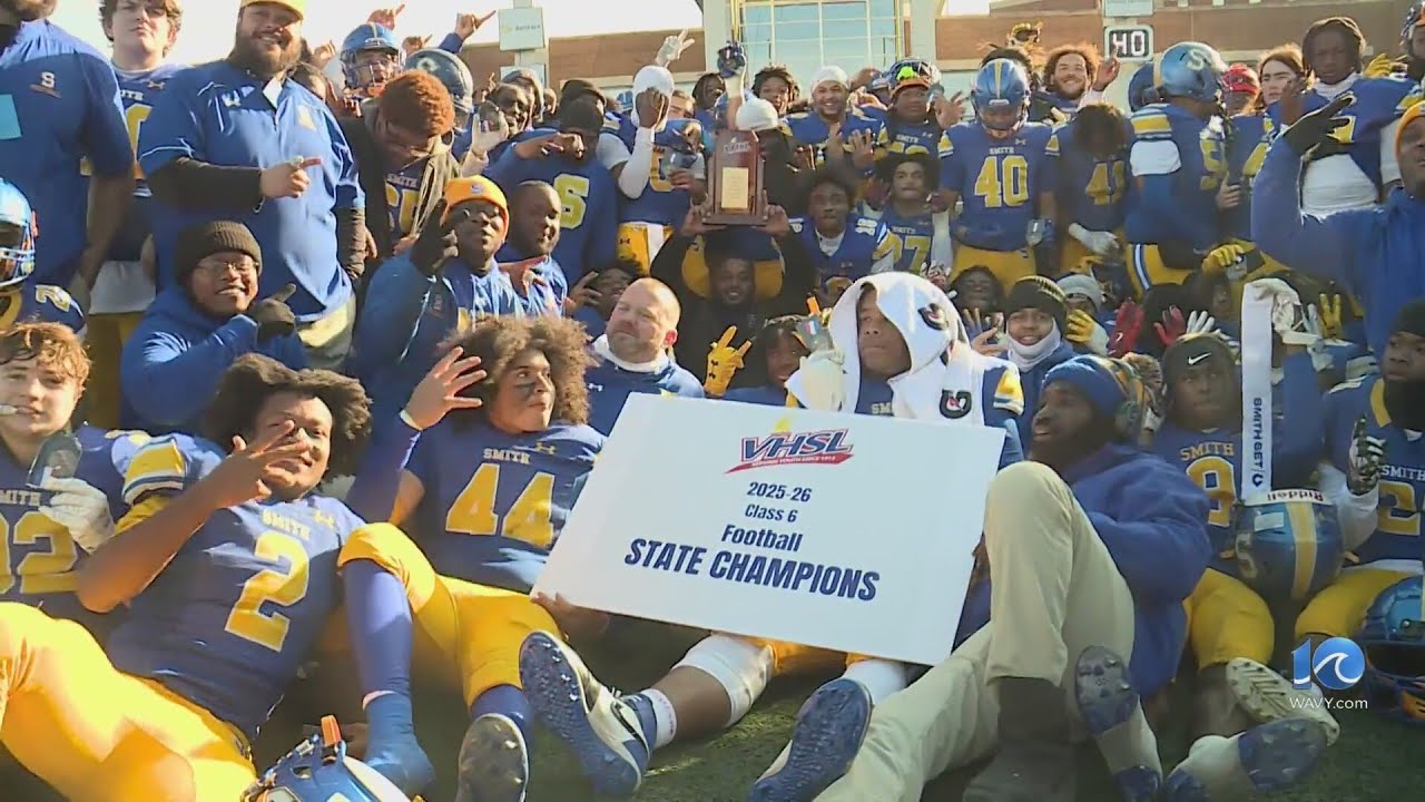 Oscar Smith rolls North Stafford 44-0 in VHSL Class 6 state championship for back to back titles
