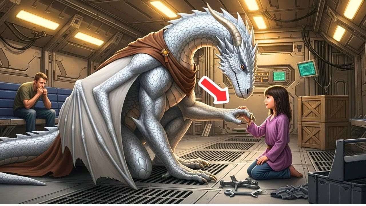 La niña dragón temía a los humanos... hasta que un padre soltero puso a su hijo a su cuidado
