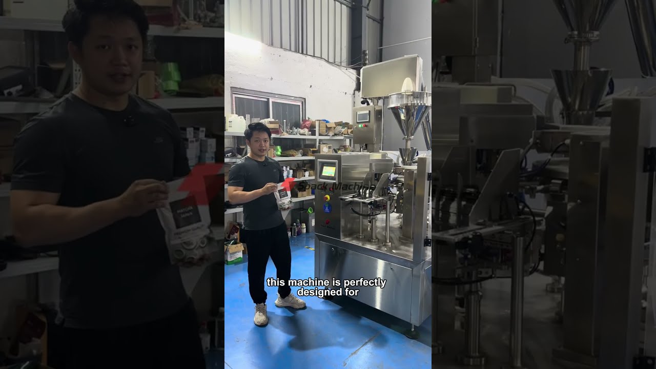 How Automatic Doypack Packaging Machine Work? Rotary Machine with Auger Filler Explained!