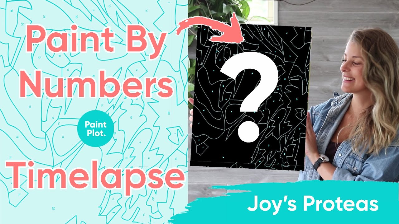 Paint By Numbers Charming Flower Time Lapse
