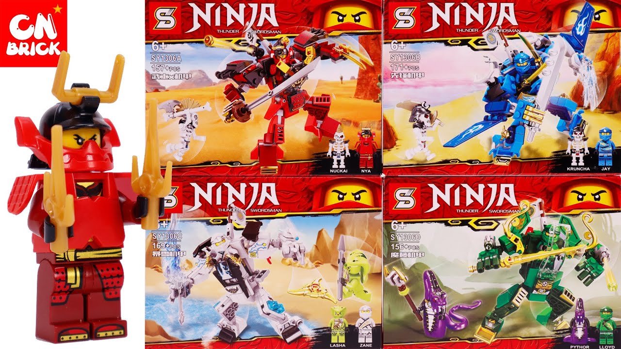 Unoffical LEGO NINJAGO MECH ROBOT SETS SY1306 UNOFFICAL LEGO SPEED BUILD