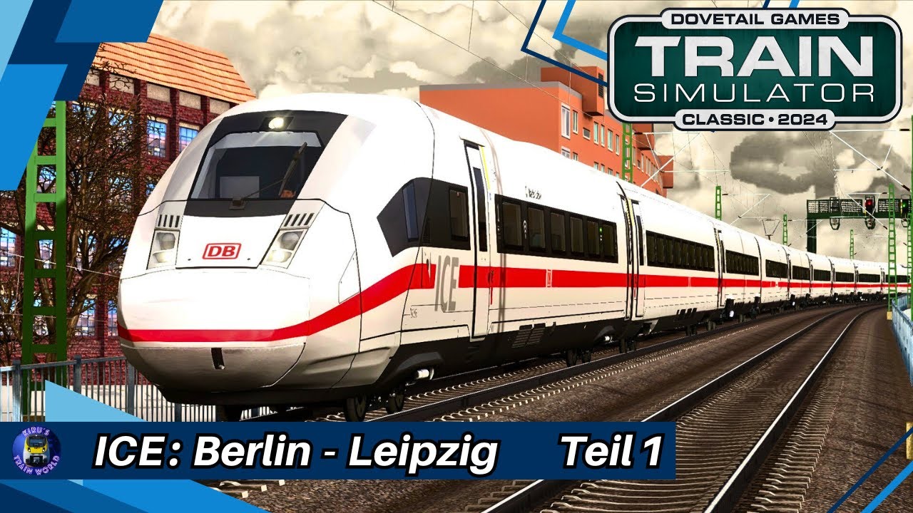 ICE: Berlin - Leipzig (Teil1) | Train Simulator Classic | ICE4 3D Zug | Berlin-Leipzig | 🔊ANSAGEN🔊
