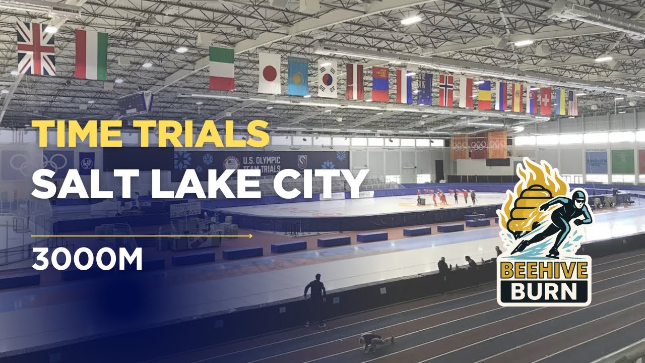 Time Trials Pre World Cup Salt Lake City | 2025 Beehive Burn 3000m Utah Olympic Oval