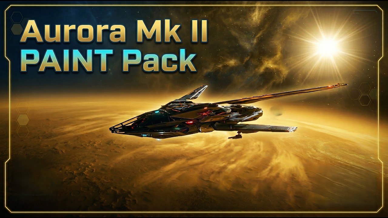 Star Citizen: Aurora Mk II 5 Paint Pack, watch before buying!
