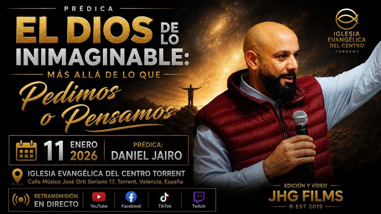 Transmisión en directo de JHG FILMS  - 14/01-26 - PRÉDICA DANIEL JAIRO -