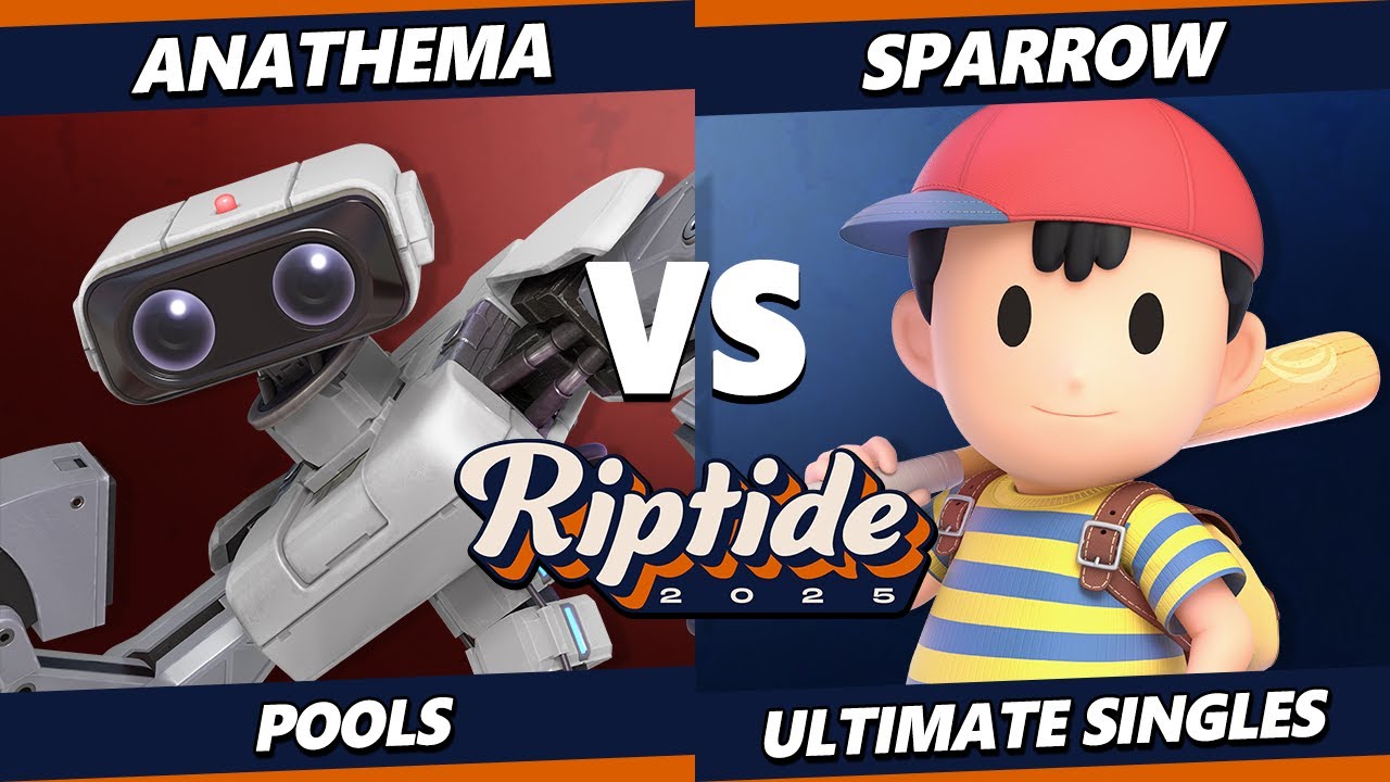 Riptide 2025 - Anathema (ROB) Vs. Sparrow (Ness) Smash Ultimate - SSBU