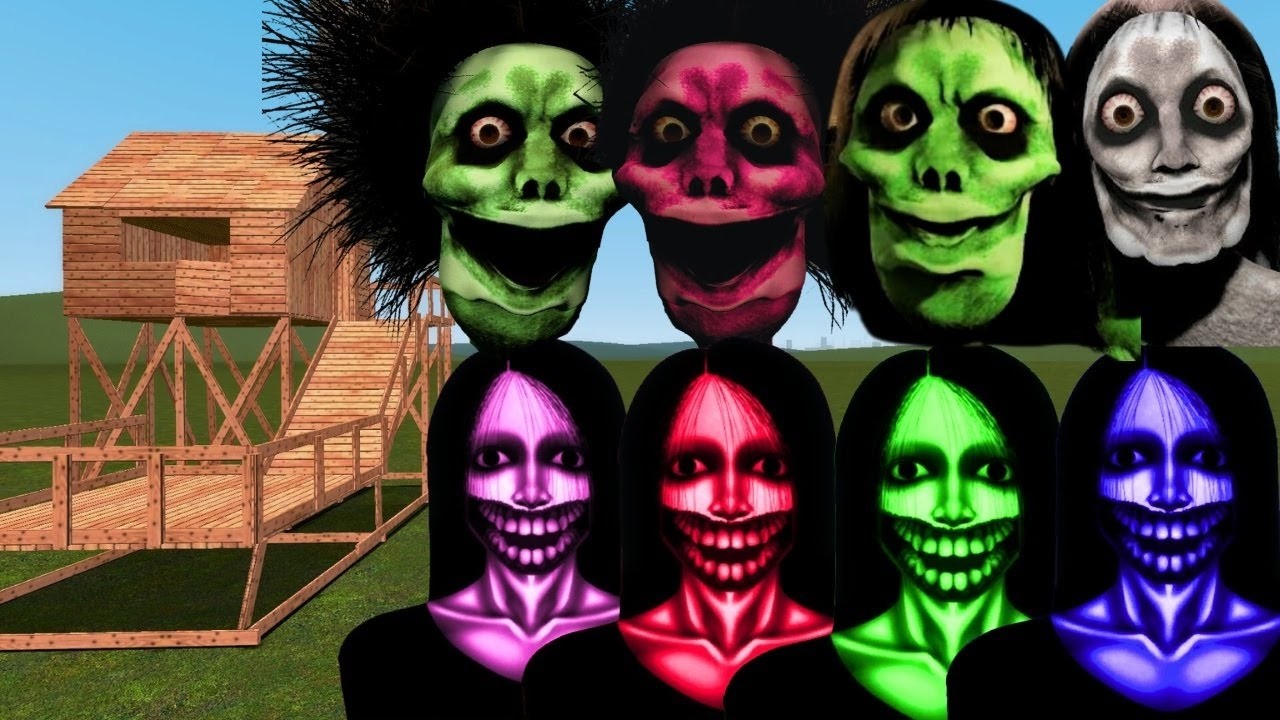 Kuchisake Onna, Alpha Wyrms Vs Towers In Garry's Mod (Part 5)