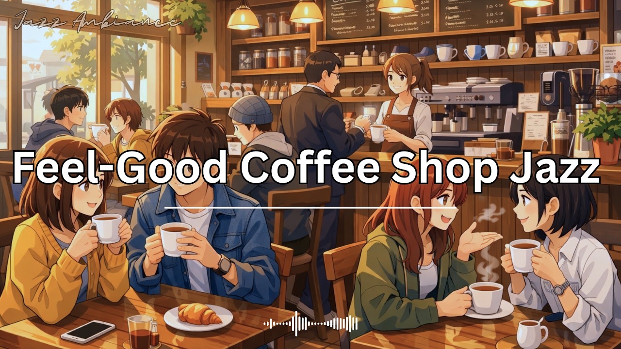 Feel Good Coffee Shop Jazz ☕ Positive Vibes
