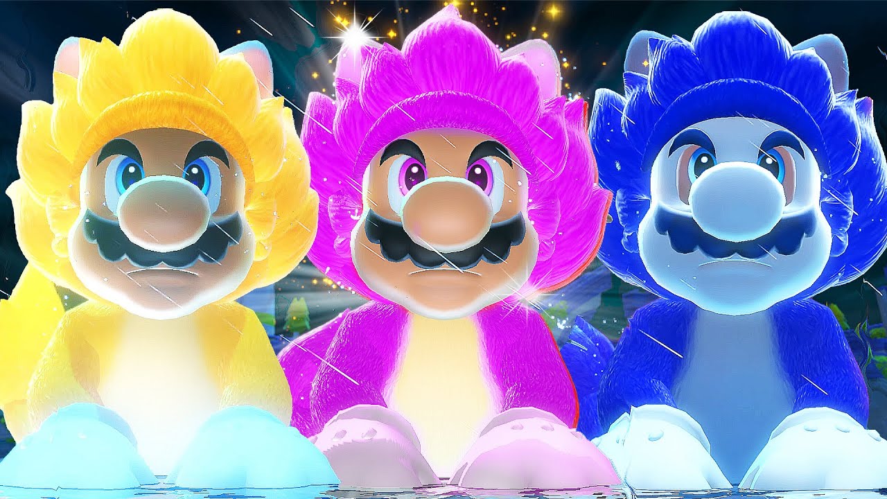 Super Mario 3D World + Bowser's Fury - All New Giga Cat Characteres (HD)