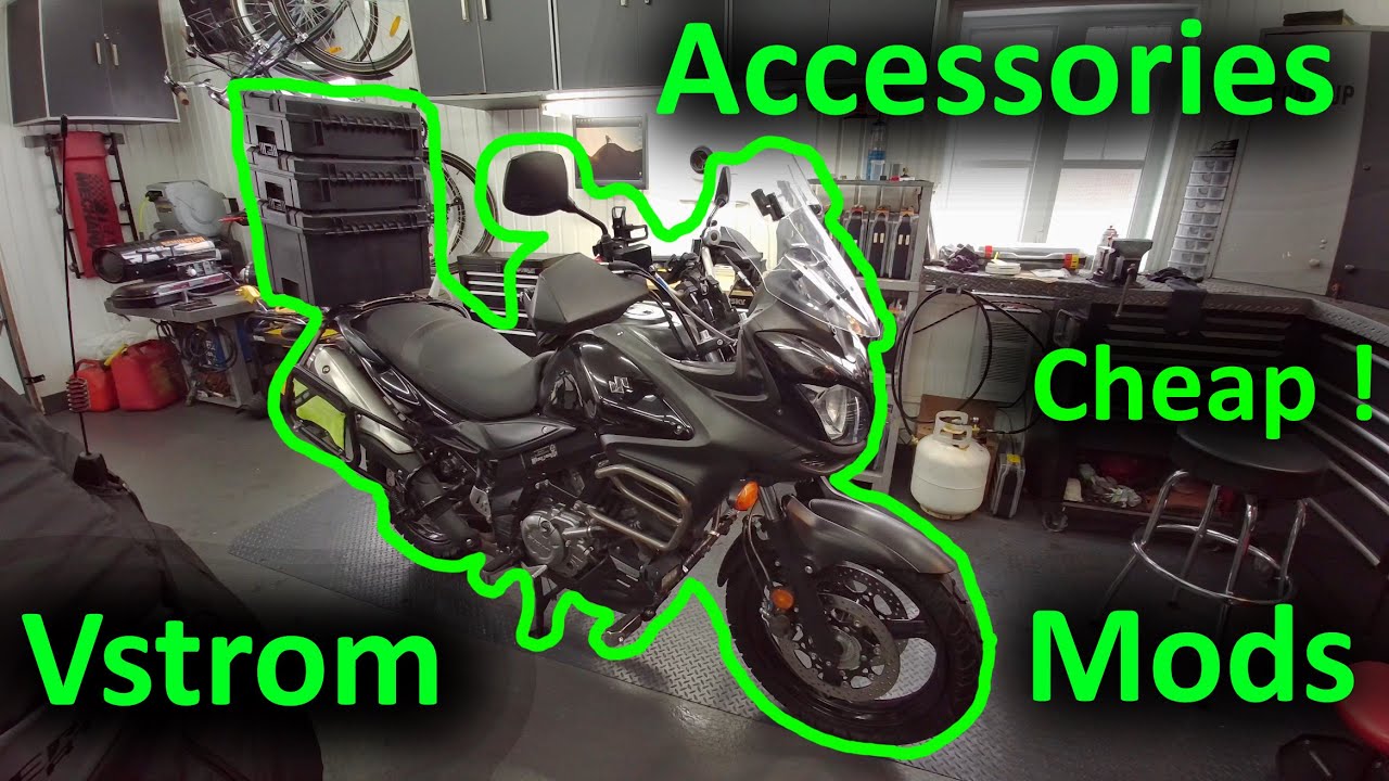 Vstrom 650 2012 accessories, luggage, mods and more !