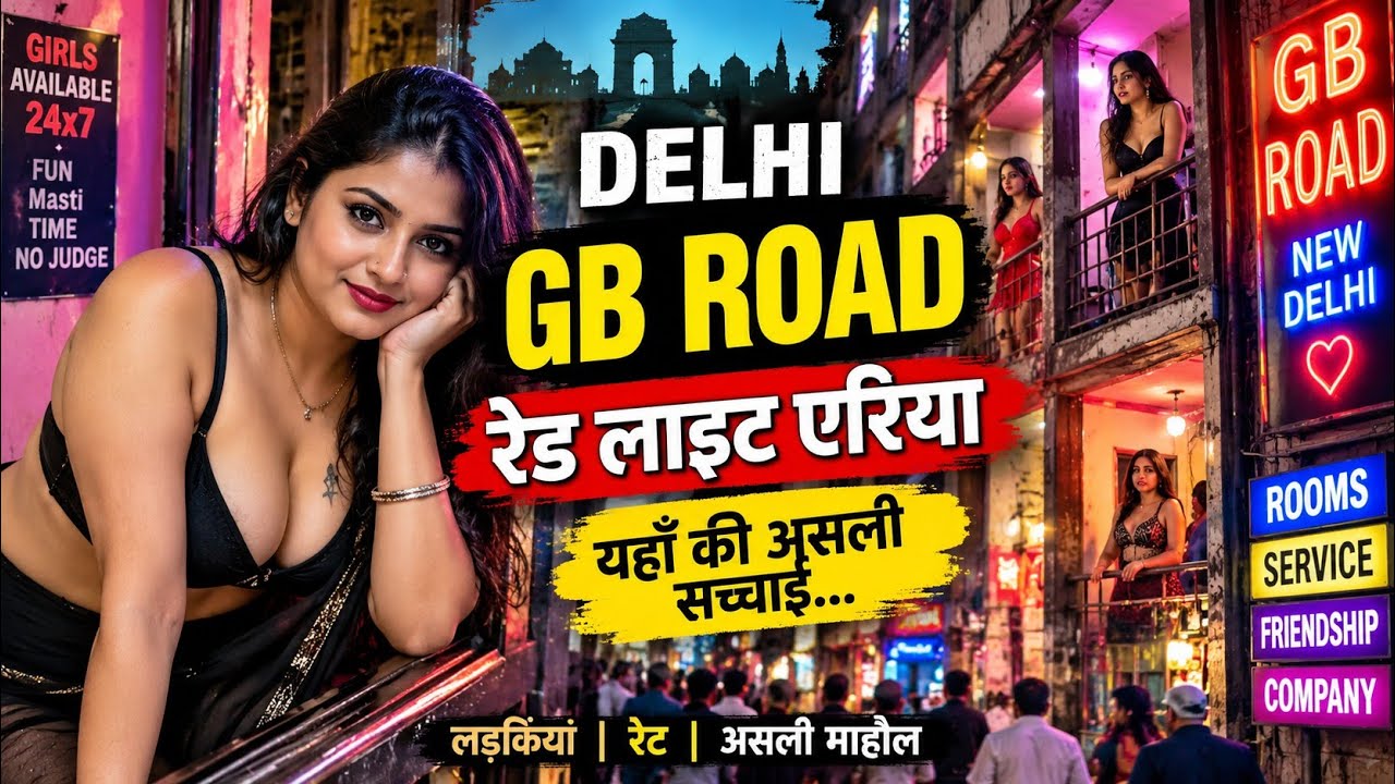 G.B. रोड़ की सुन्दरता देखें | जी बी रोड़ के 64 नं. बिल्डिंग की सच्चाई | नई दिल्ली में है जी बी रोड़