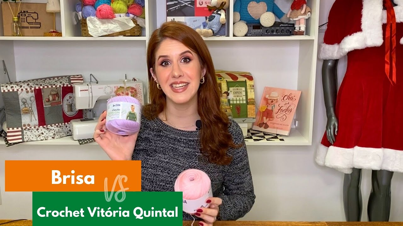 Qual a diferen&ccedil;a entre o Fio Brisa e Fio Crochet Vit&oacute;ria Quintal?