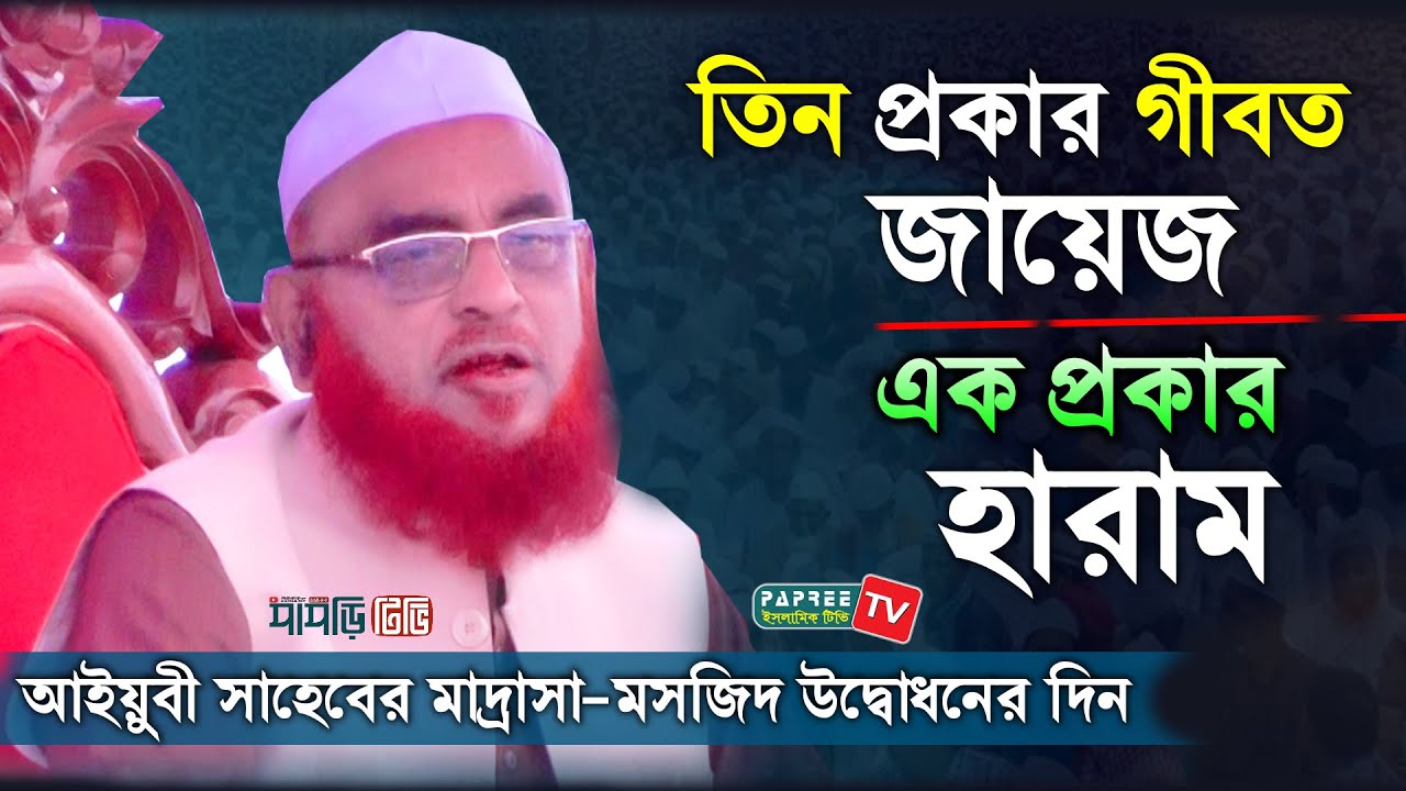 তিন প্রকার গীবত জায়েজ এক প্রকার হারাম || Allama Nurul Islam Olipuri || New Waz 2020 || Papree Tv
