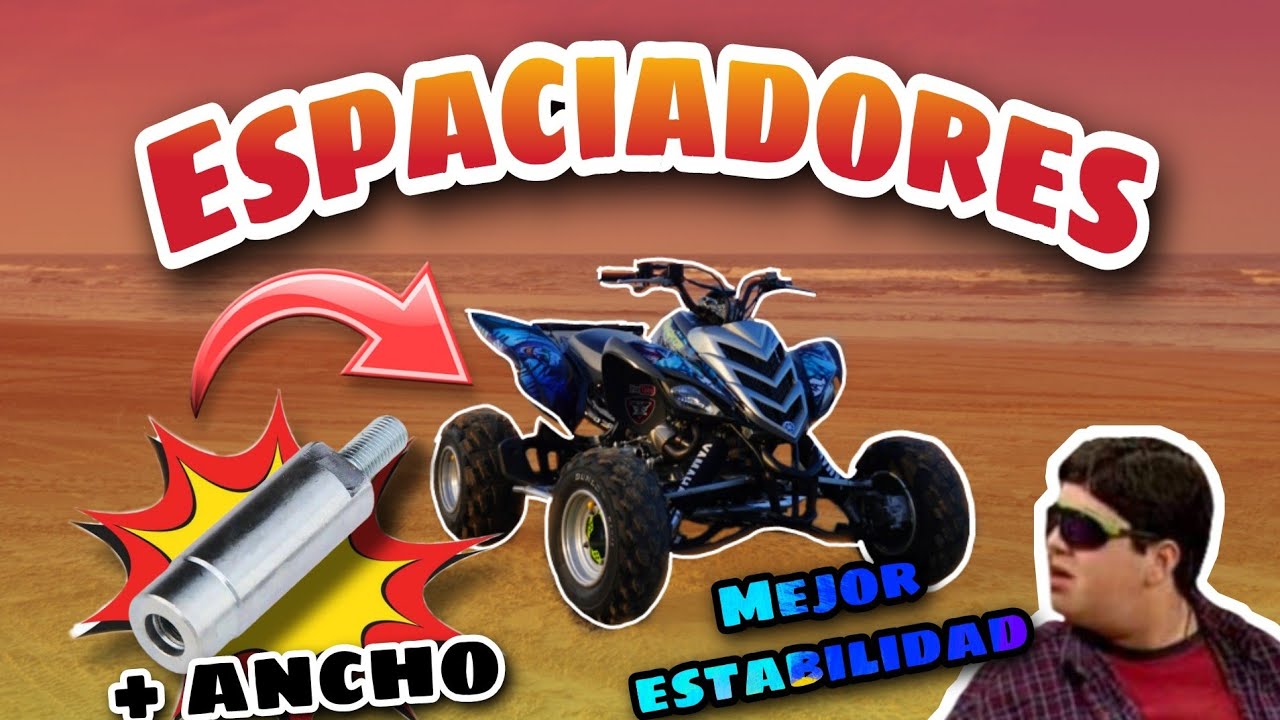 ESPACIADORES PARA CUATRIMOTO | / Mas Ancho. 😎 #raptor700