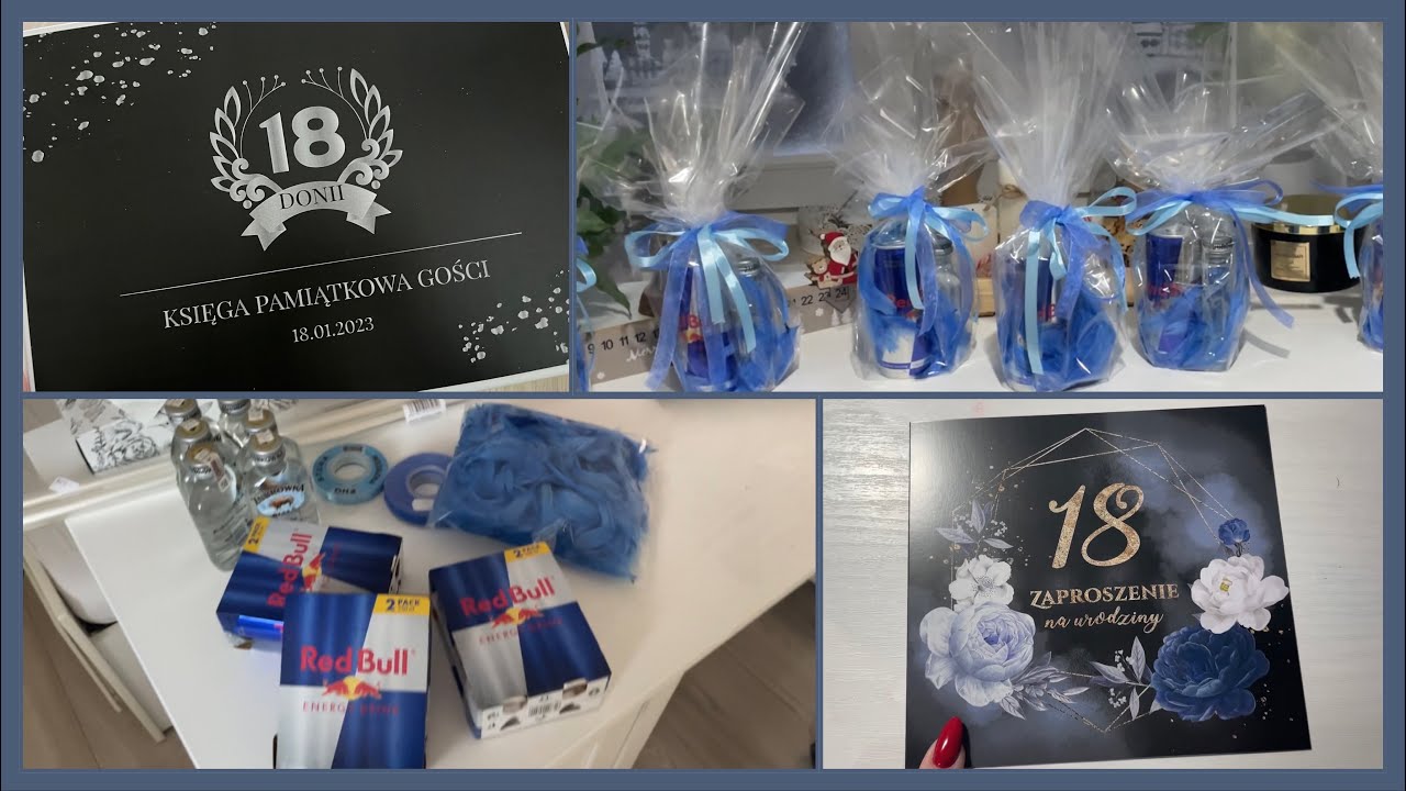 💙 ORGANIZACJA MOJEJ 18!! // Zaproszenia, zakupy, dekoracje🛍🎀